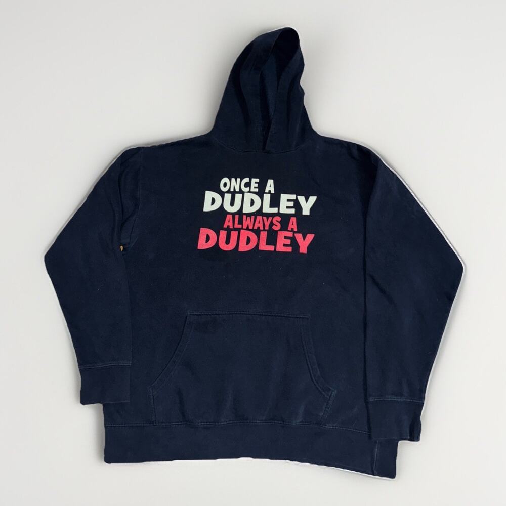 Harry Potter Hoodie Navy Large 23x26 “Once a Dudley, Always a Dudley”